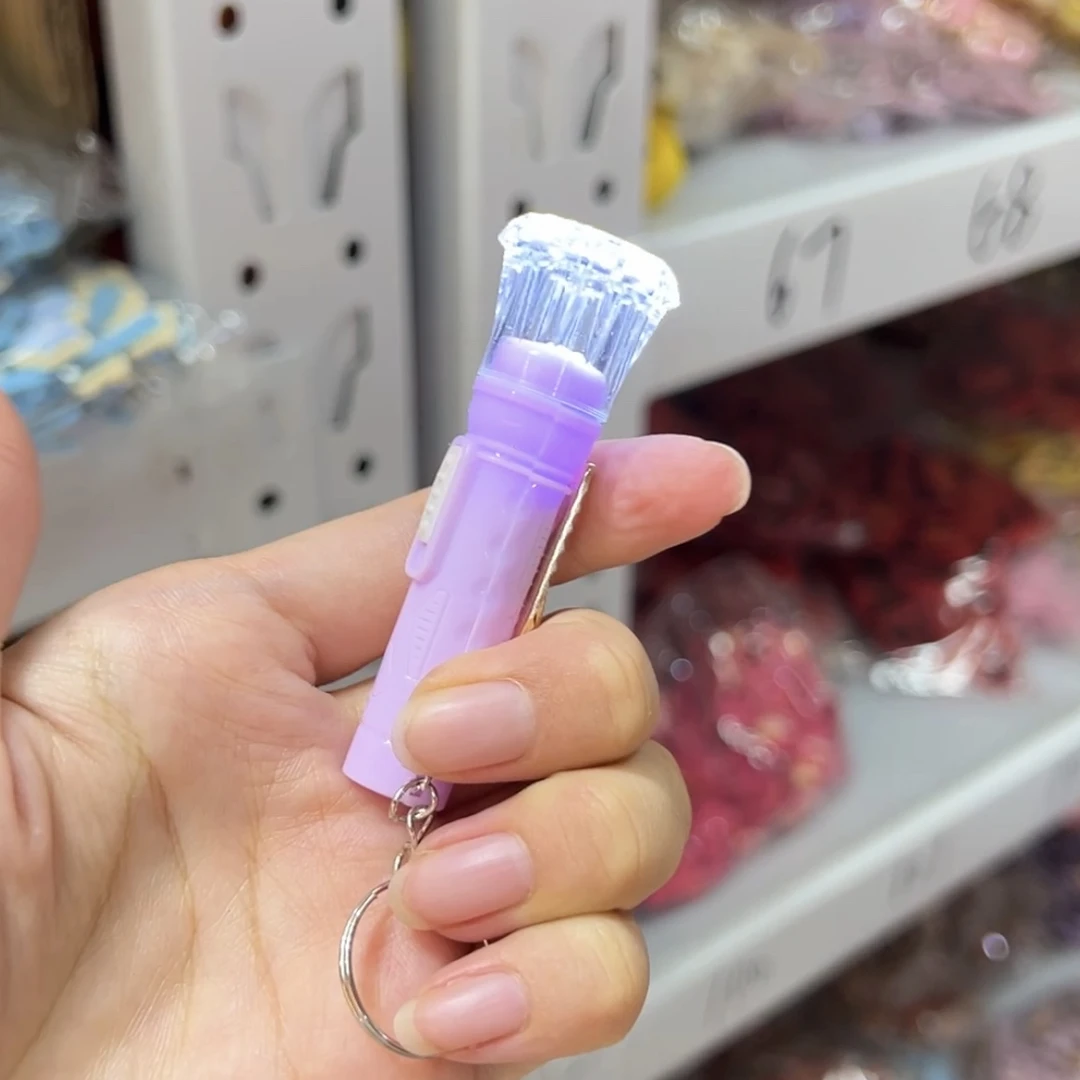会发光的手电筒发夹