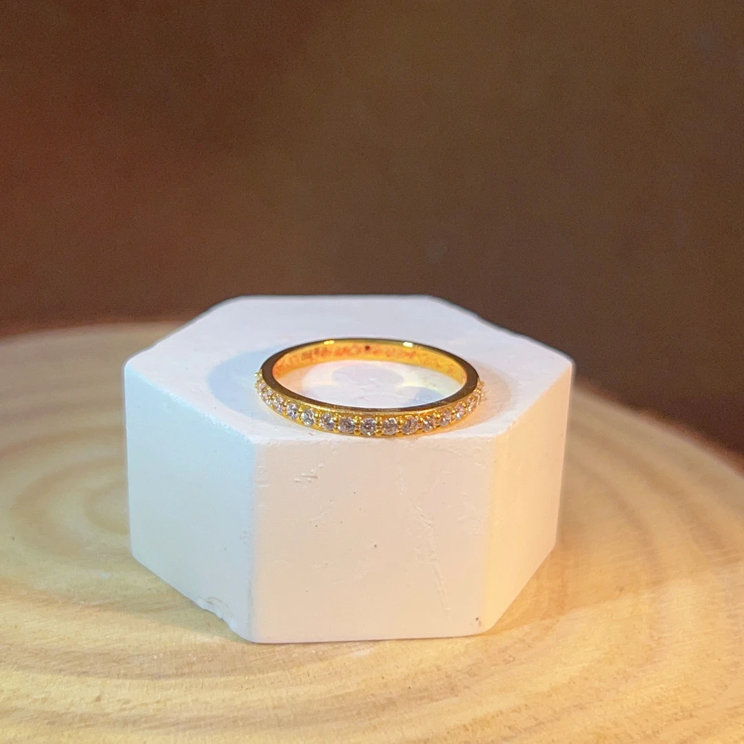 【兰兰专享】足金999 点钻排/戒子 双12大促圣诞节 6D工艺