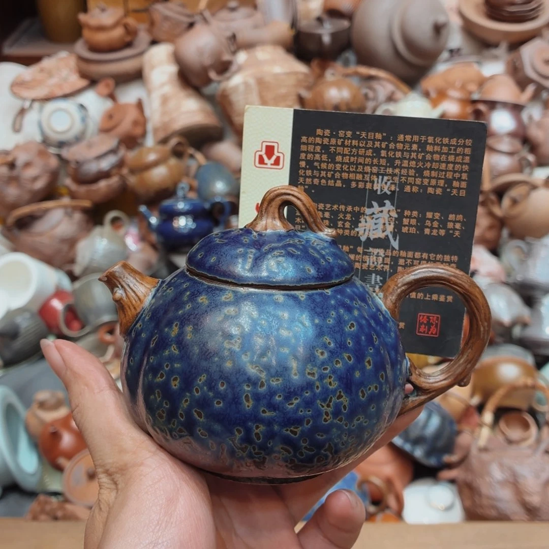 柴烧老岩泥高温茶器皿