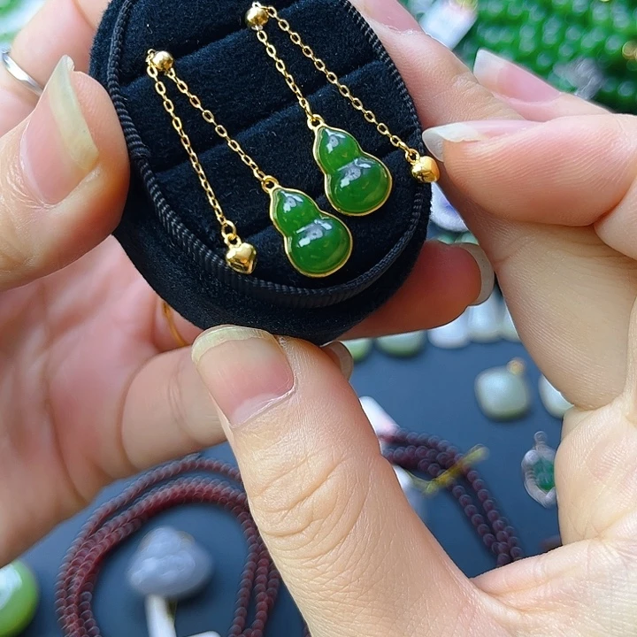 和田玉银S925镶嵌颈饰