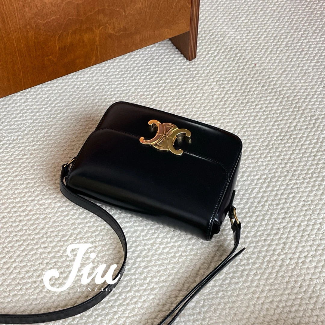 99新 Celine/思琳 黑金box凯旋门teen中检 BJM12-1712