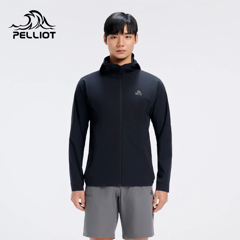 伯希和户外防晒衣男夏日新款修身运动专业防晒服轻薄透气跑步外套