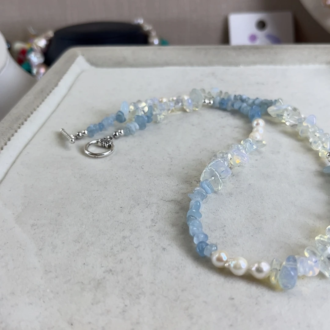 研***）淡水珍珠未镶嵌项链【纯恬】