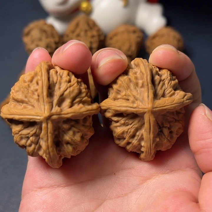 吊坠文玩核桃玉玺四棱