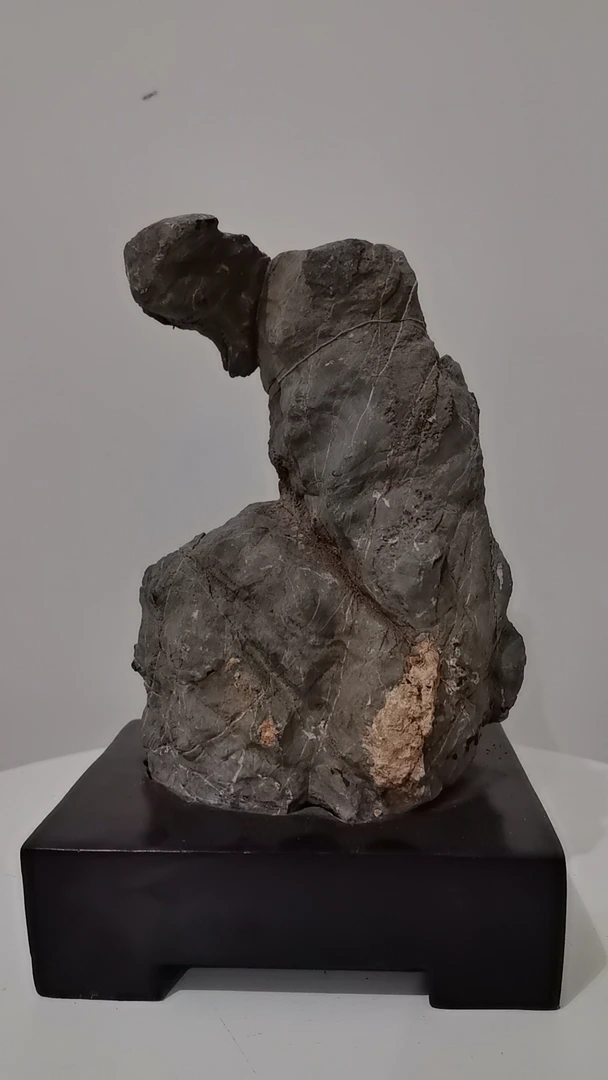 灵璧石人物，崇山口的莲花瓣