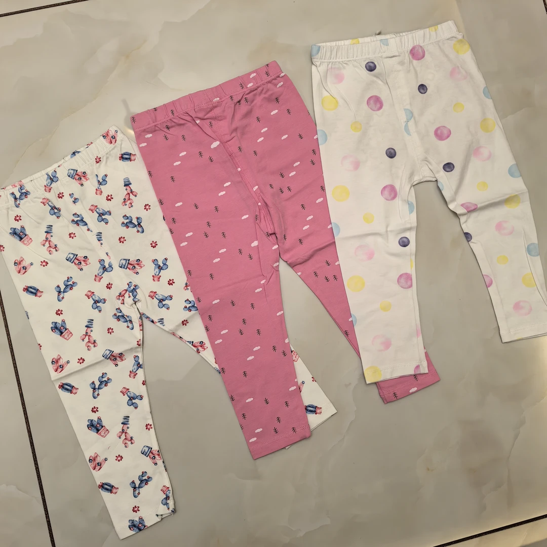 男女童打底裤三条组合