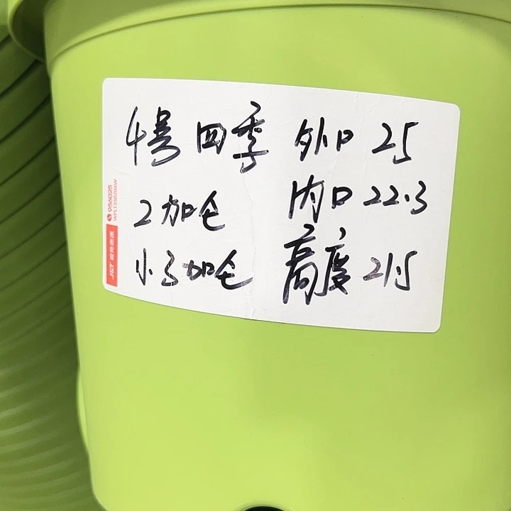 特价4号四季口25高21.5白色8个无托