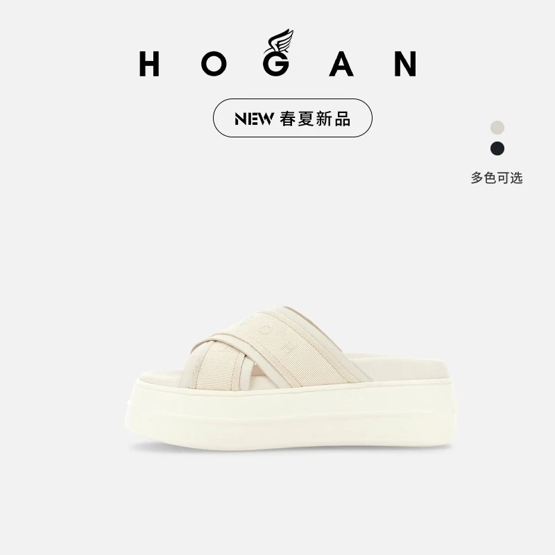 HOGAN女鞋春夏新品Skyscraper系列H680凉拖厚底鞋时尚舒适休闲鞋