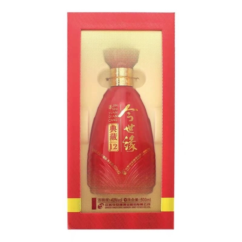 今世缘典藏12年浓香型产白酒纯粮酒有瑕疵52度500ml*1瓶