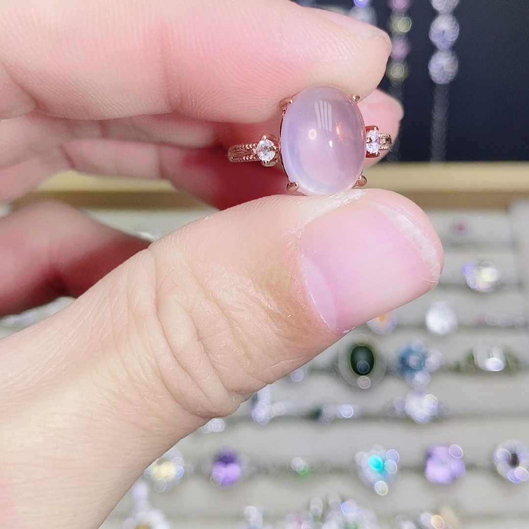 未镶嵌戒指芙蓉石