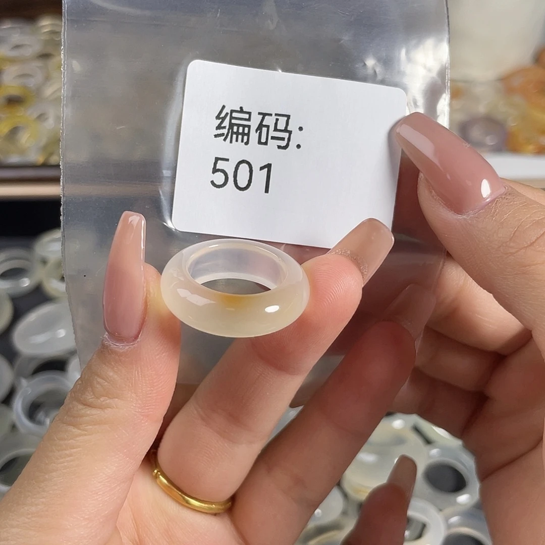 玛瑙/玉髓未镶嵌戒指501港12