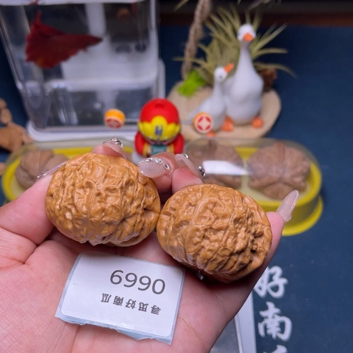 把件文玩核桃南瓜墩44-0669