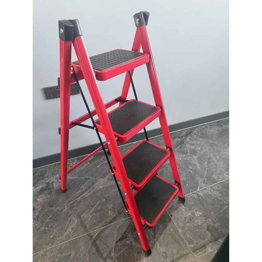 【新疆包邮】梯子四步梯家用伸缩折叠小型轻便多功能人字梯加宽防滑