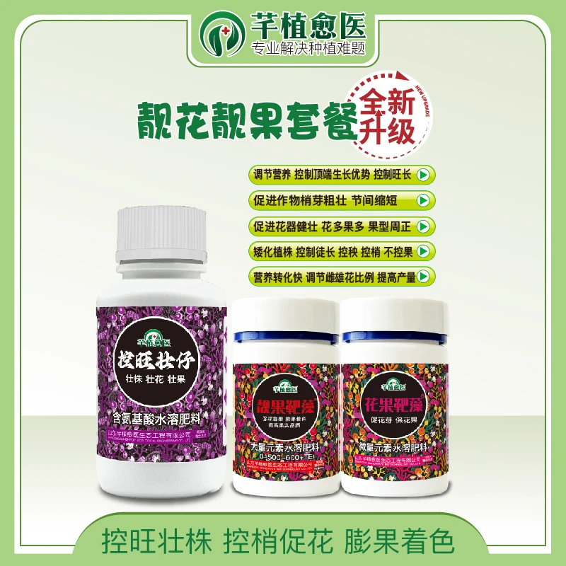 靓花靓果套餐100mL升级版控制旺长徒长促花保果膨果上色新款肥料