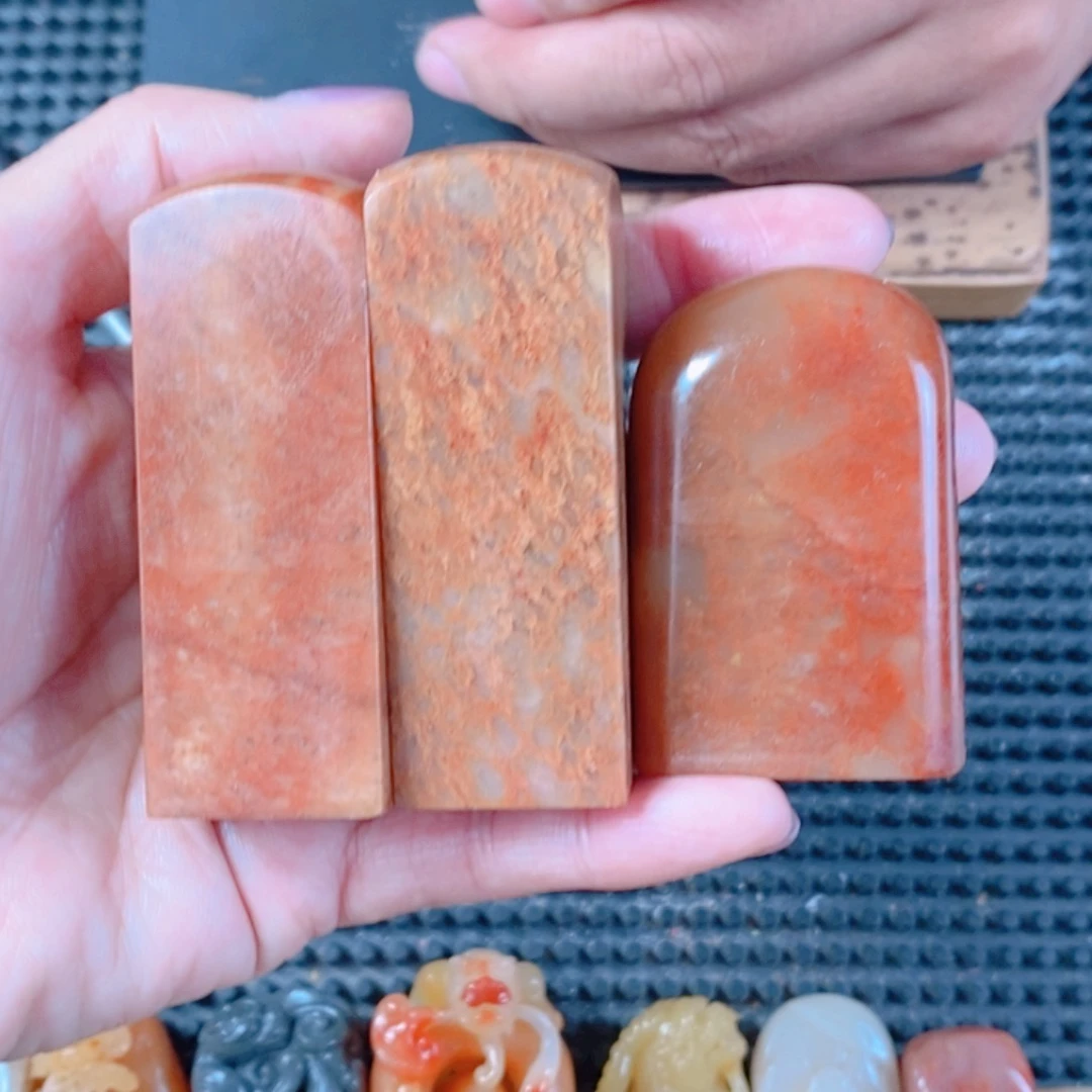 习***人寿山石现场直播手工制作