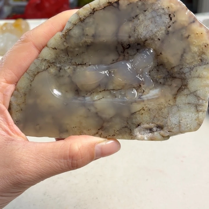 玛瑙/玉髓未镶嵌吊坠(不含链)