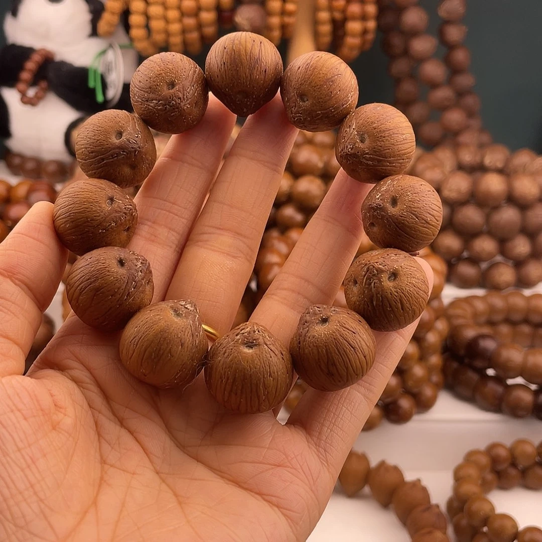 紫金鼠手串不**风原皮紫金鼠