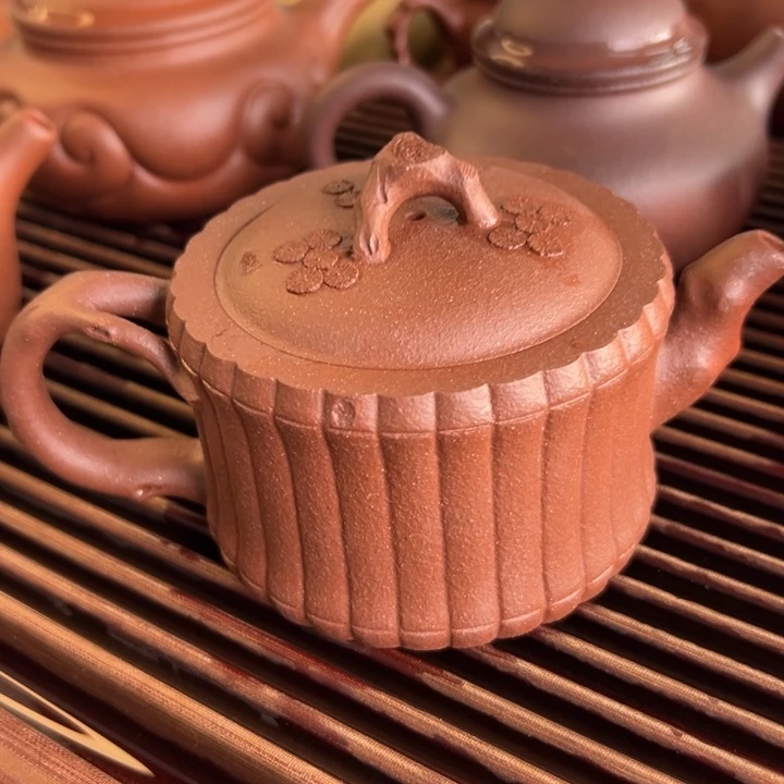 茶宠紫砂瑕疵竹节260cc