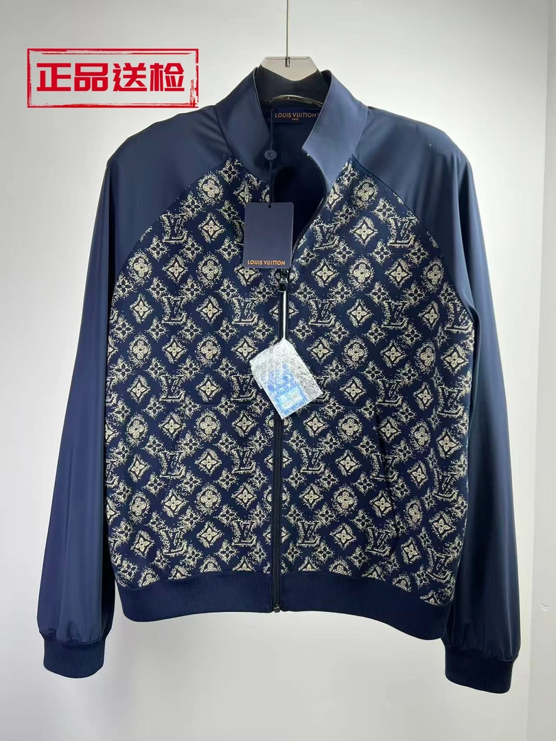 未使用 LouisVuitton/路易威登 图案印花拉链长袖夹克 M/25091114