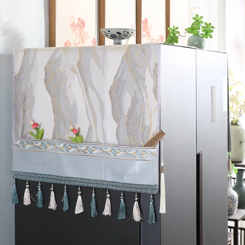 双门冰箱防尘盖布轻奢高端2025新款家用可收纳洗衣机单门冰箱顶罩