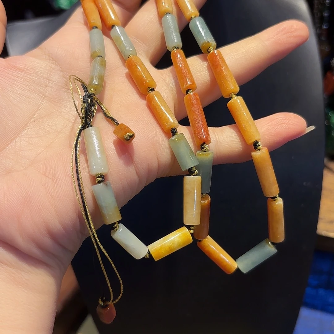 翡翠手链未镶嵌原创