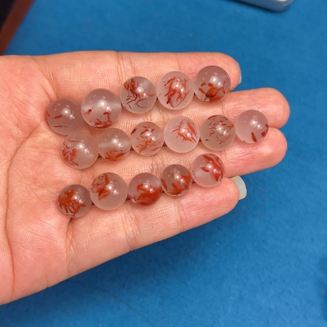 ****哈定制玛瑙未镶嵌手串