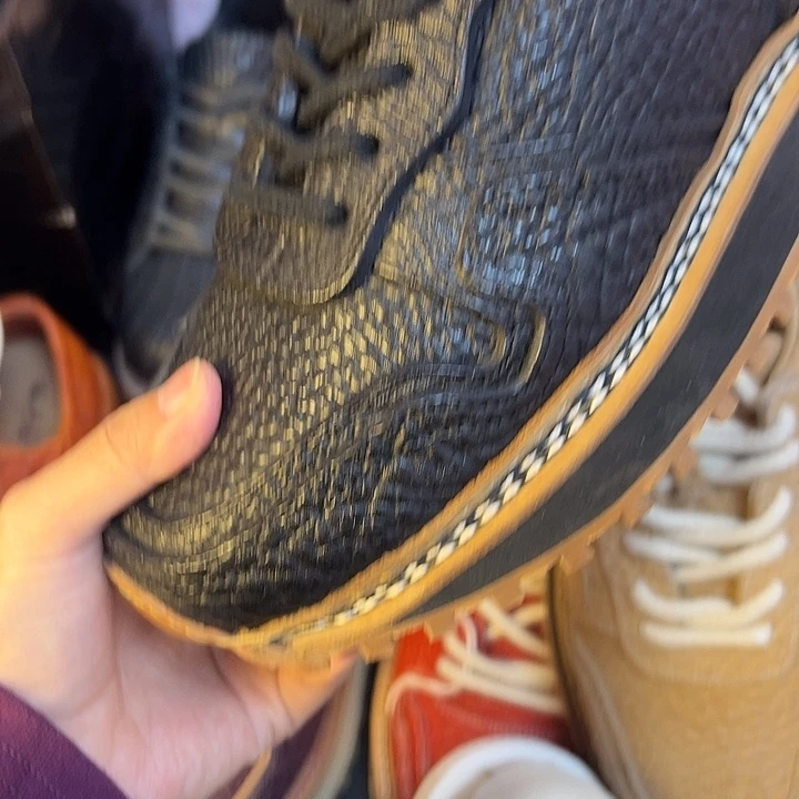 织物野牛黑色慢跑38码