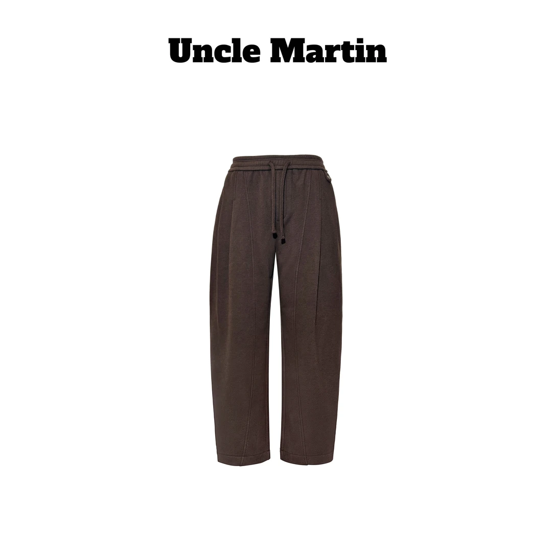 马丁叔叔 『羊毛裤』秋冬季羊毛混纺胖男生显瘦百搭休闲裤767