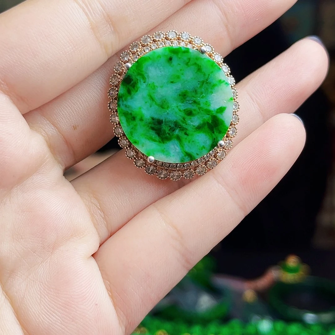 颈饰银S925镶嵌翡翠多样性