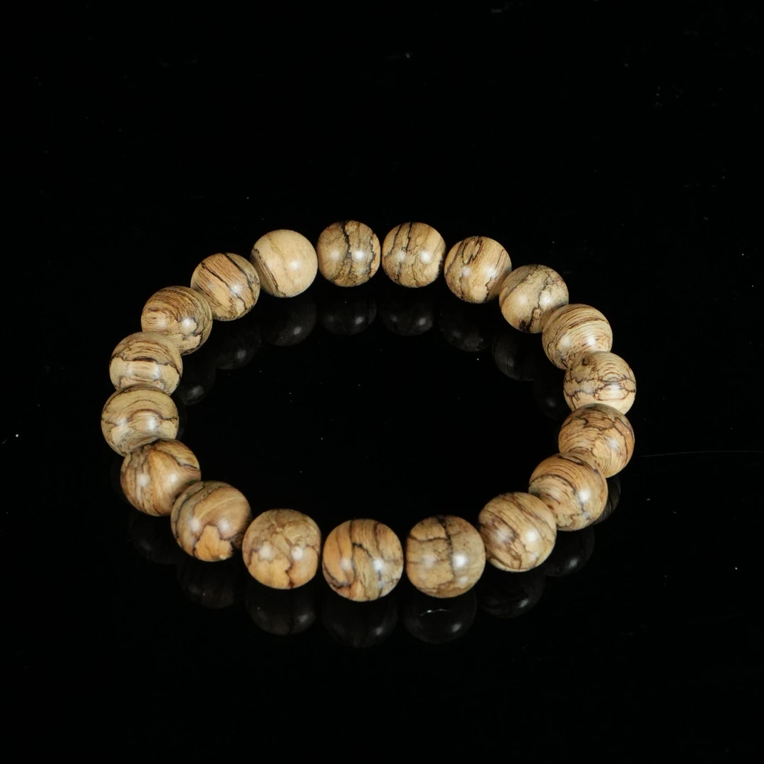 B2847 达拉干虎斑老料沉香手串 1.18cm 10g