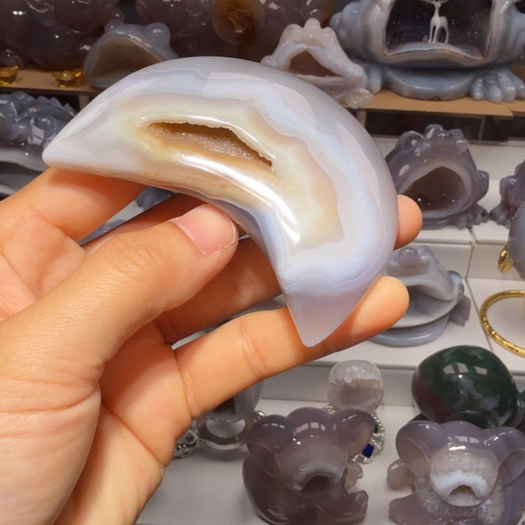 玛瑙/玉髓未镶嵌摆件