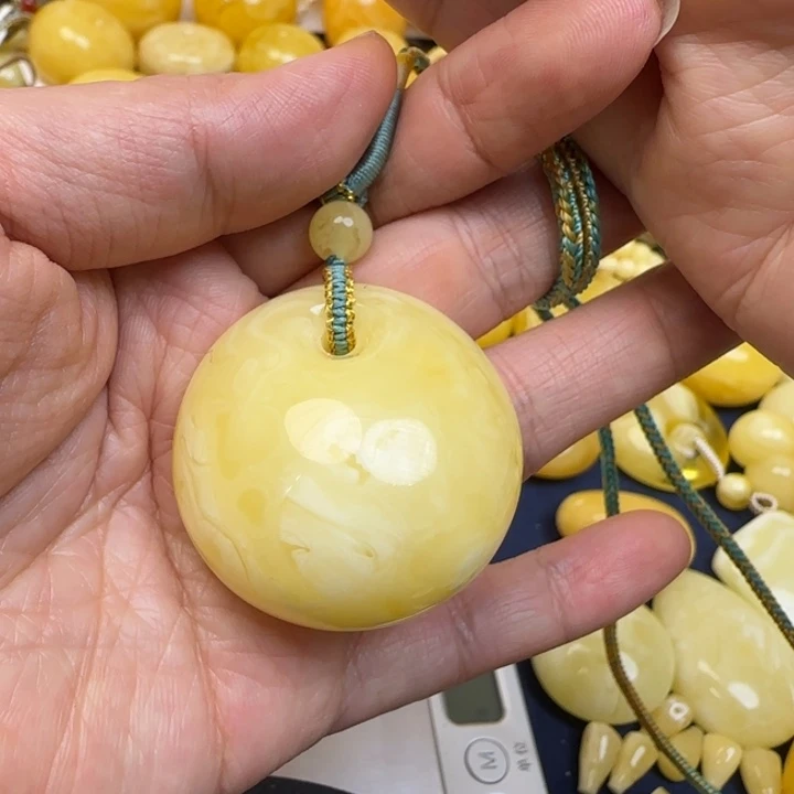 小***阳蜜蜡未镶嵌毛衣链天然蜜蜡