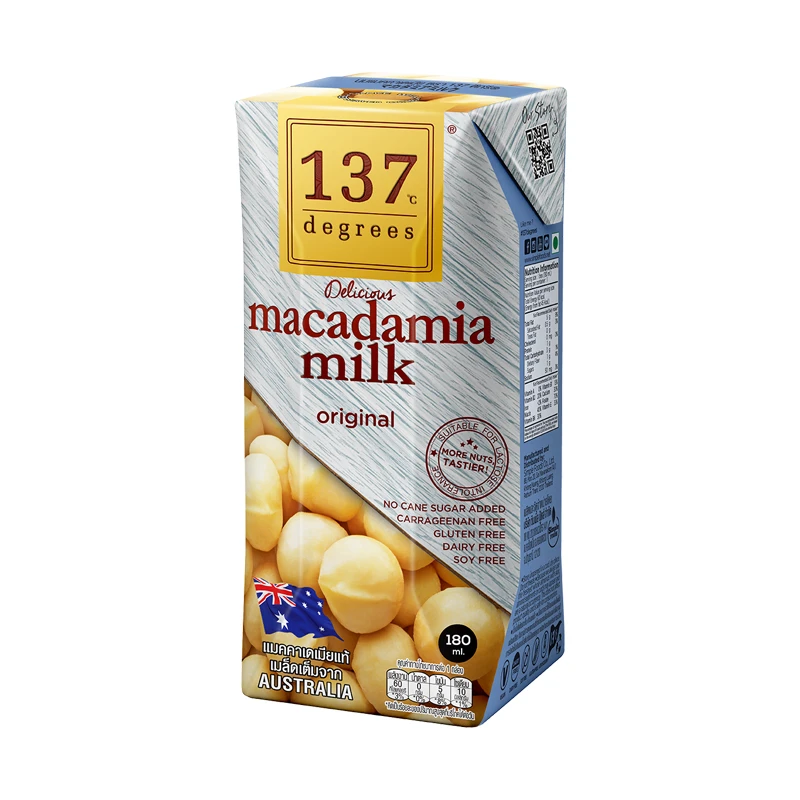 简觅180ML夏威夷果奶学生儿童营养便携纯素无蔗糖人工甜味剂防腐