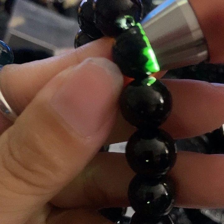 翡翠未镶嵌手链墨翠福利12