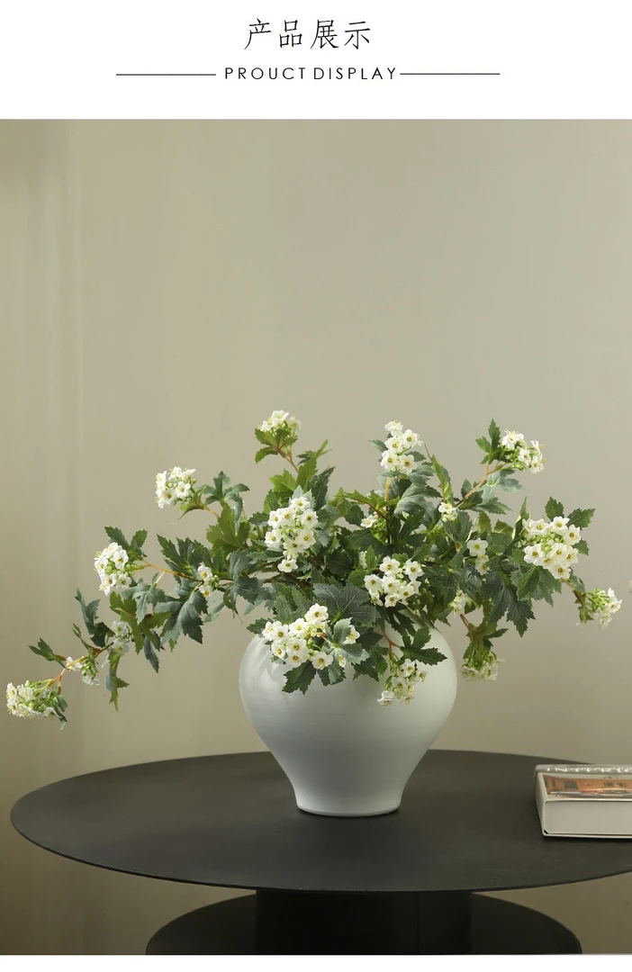 仿真花雪球花家居客厅装饰花摆件