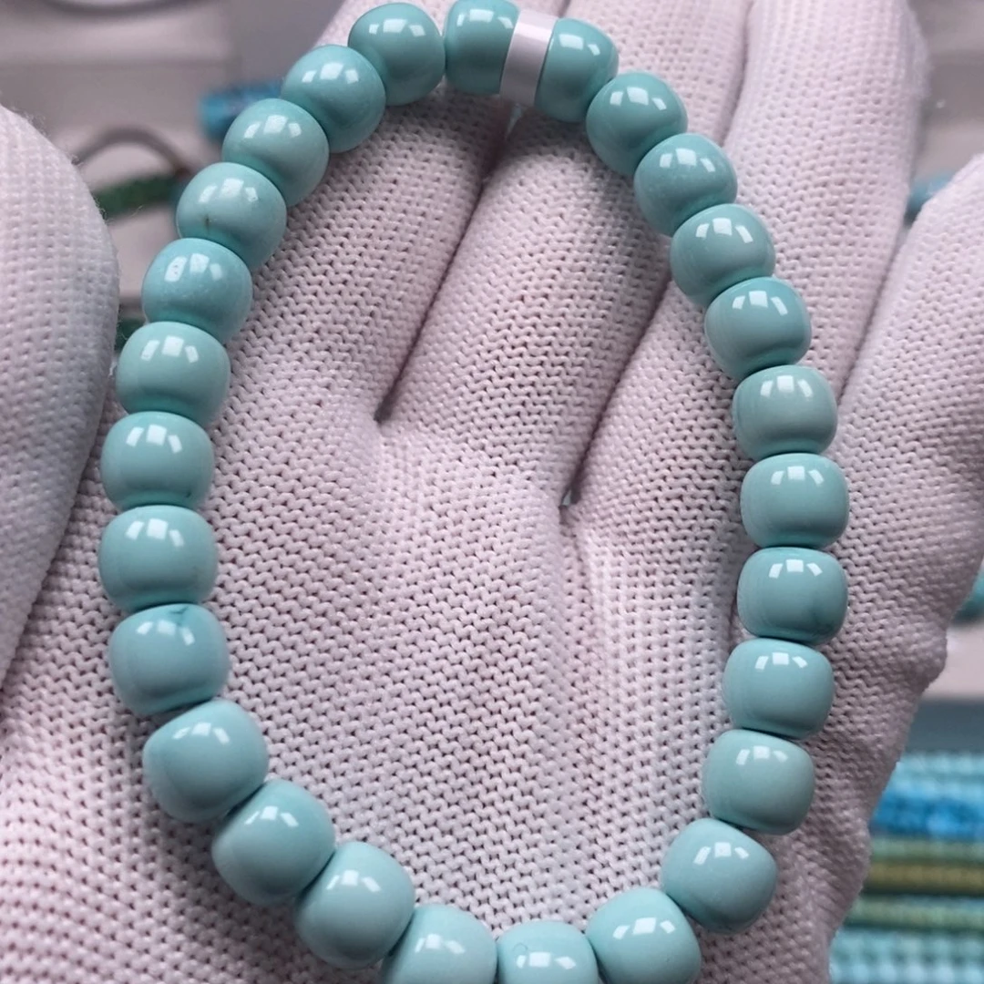 绿松石未镶嵌原矿纯干料绿松石