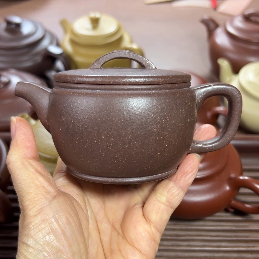 紫泥茶壶紫泥 汉瓦 180cc