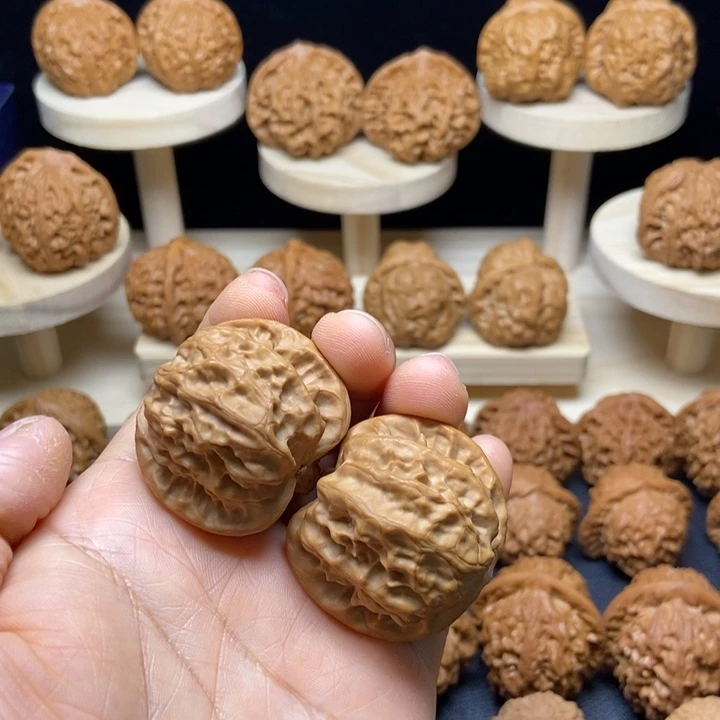 文玩核桃把件37野狼