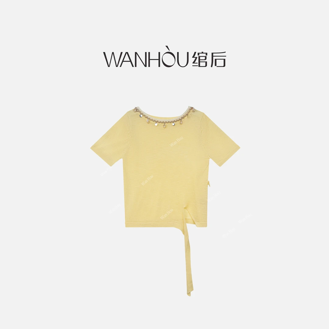 【C2656】#WH-设计师款时尚百搭简约休闲女装针织XF