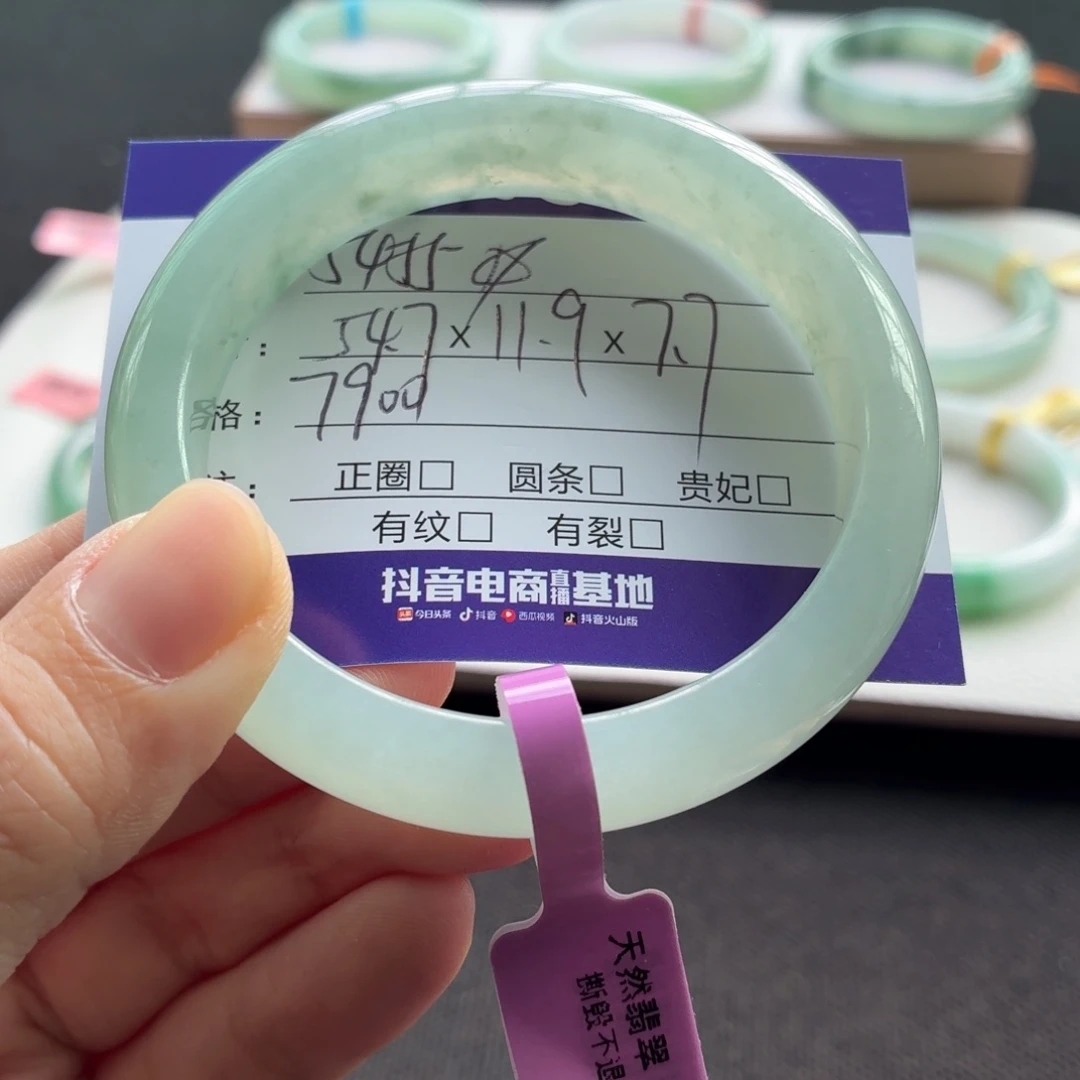 未镶嵌手镯翡翠翡翠