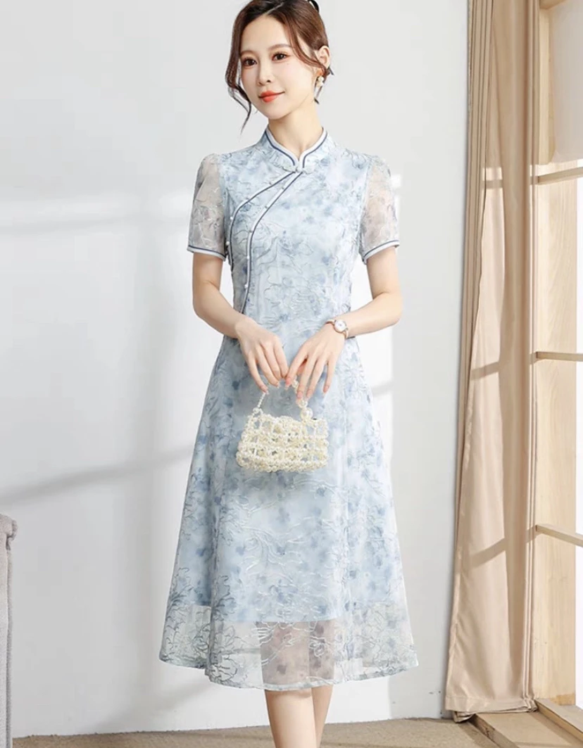 【HQ202】新款时尚气质修身显瘦连衣裙夏裙