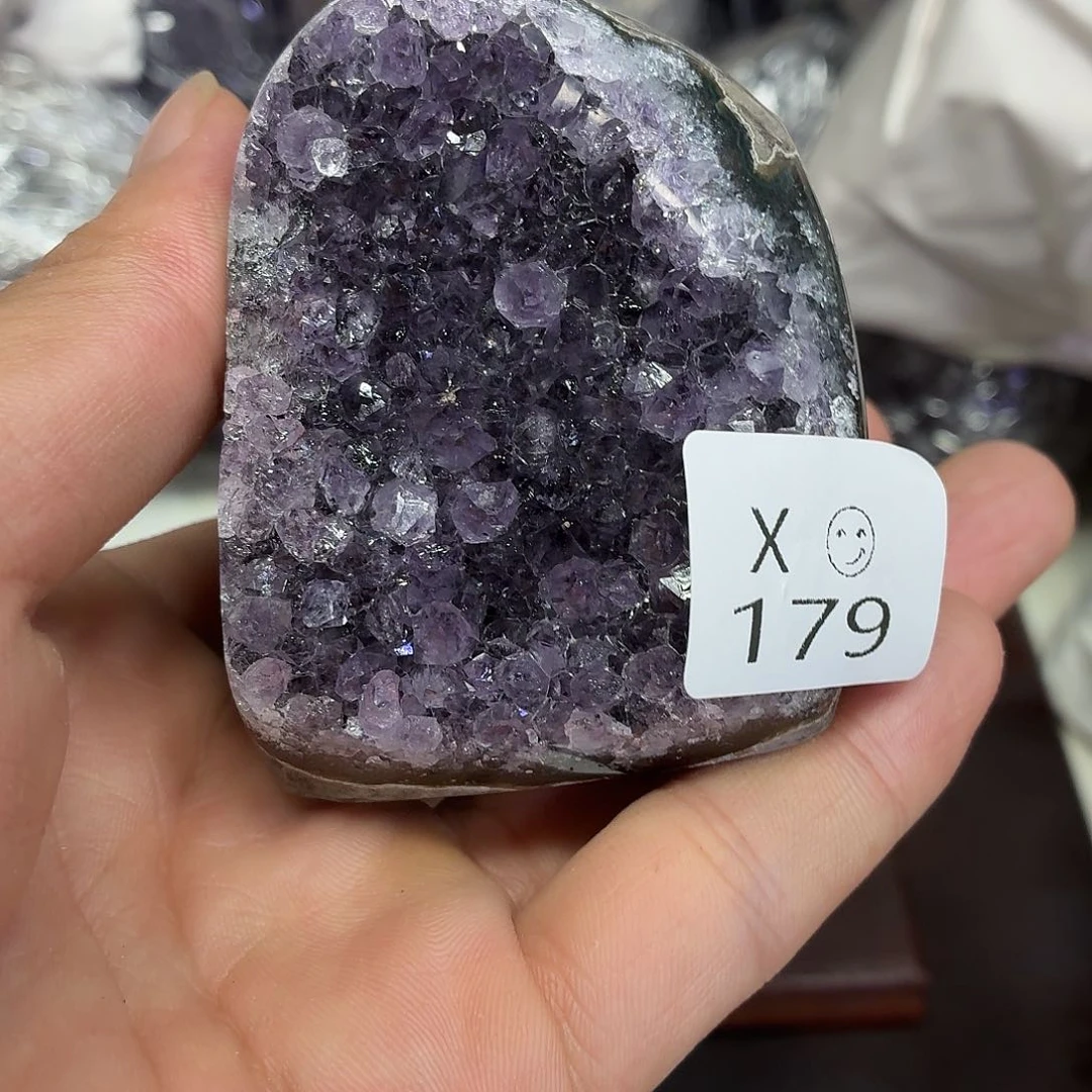 未镶嵌摆件紫晶水晶