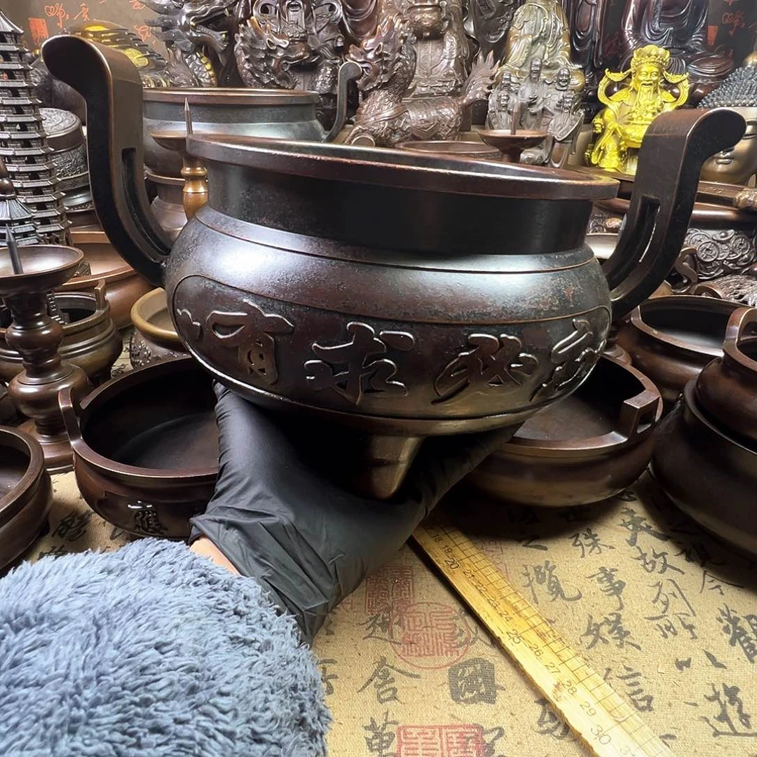 甘**凡20口径官帽供香炉 聚宝盆