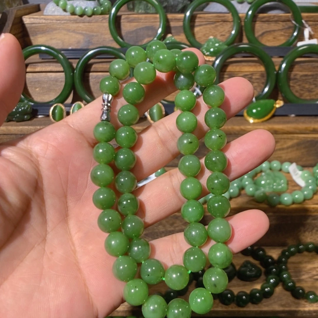 【闪购商品】和田玉未镶嵌吊坠(不含链)乌兰海碧玉项链 10