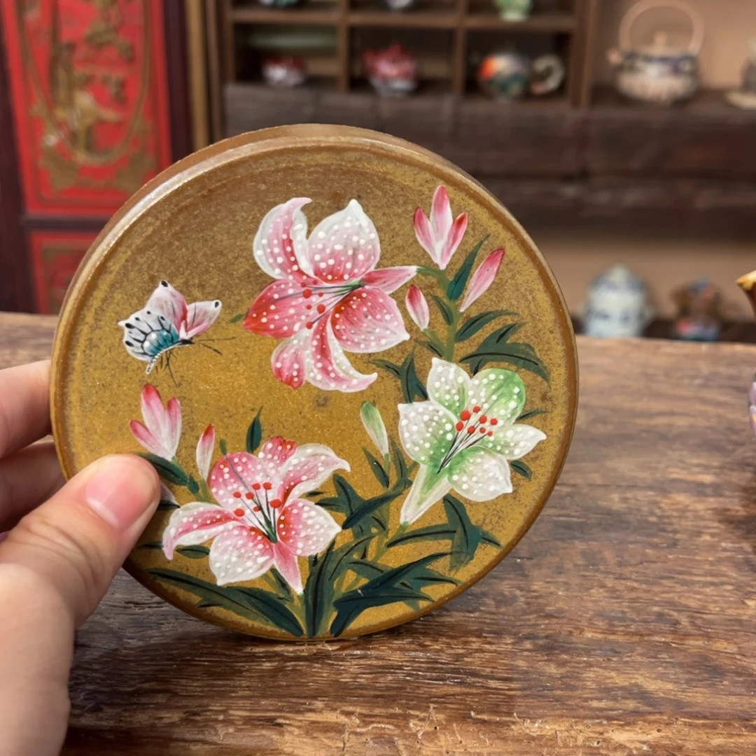 柴烧手工手绘陶瓷