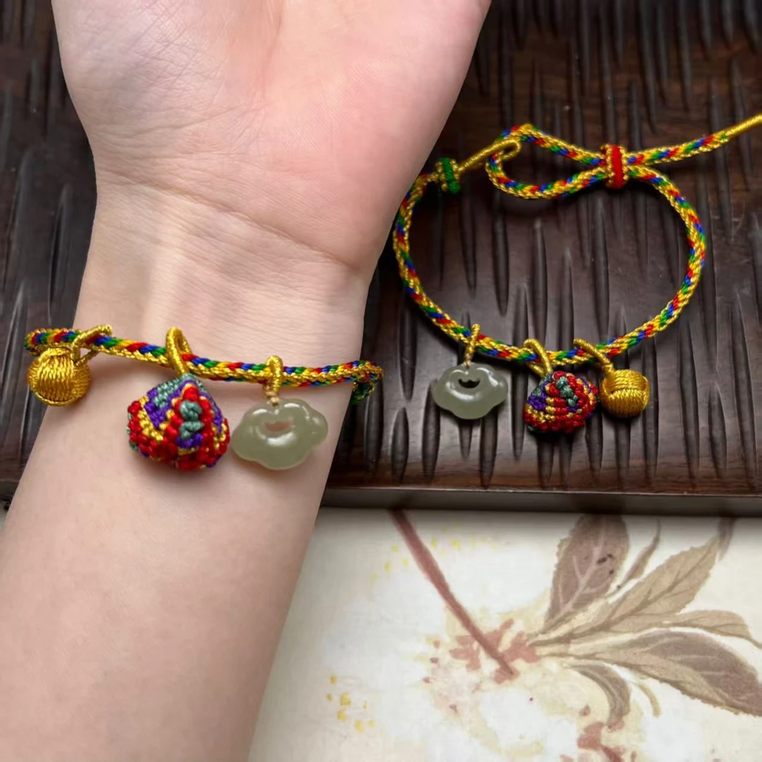 【北野珠宝】天然和田玉手链-B117H-82多样性发一