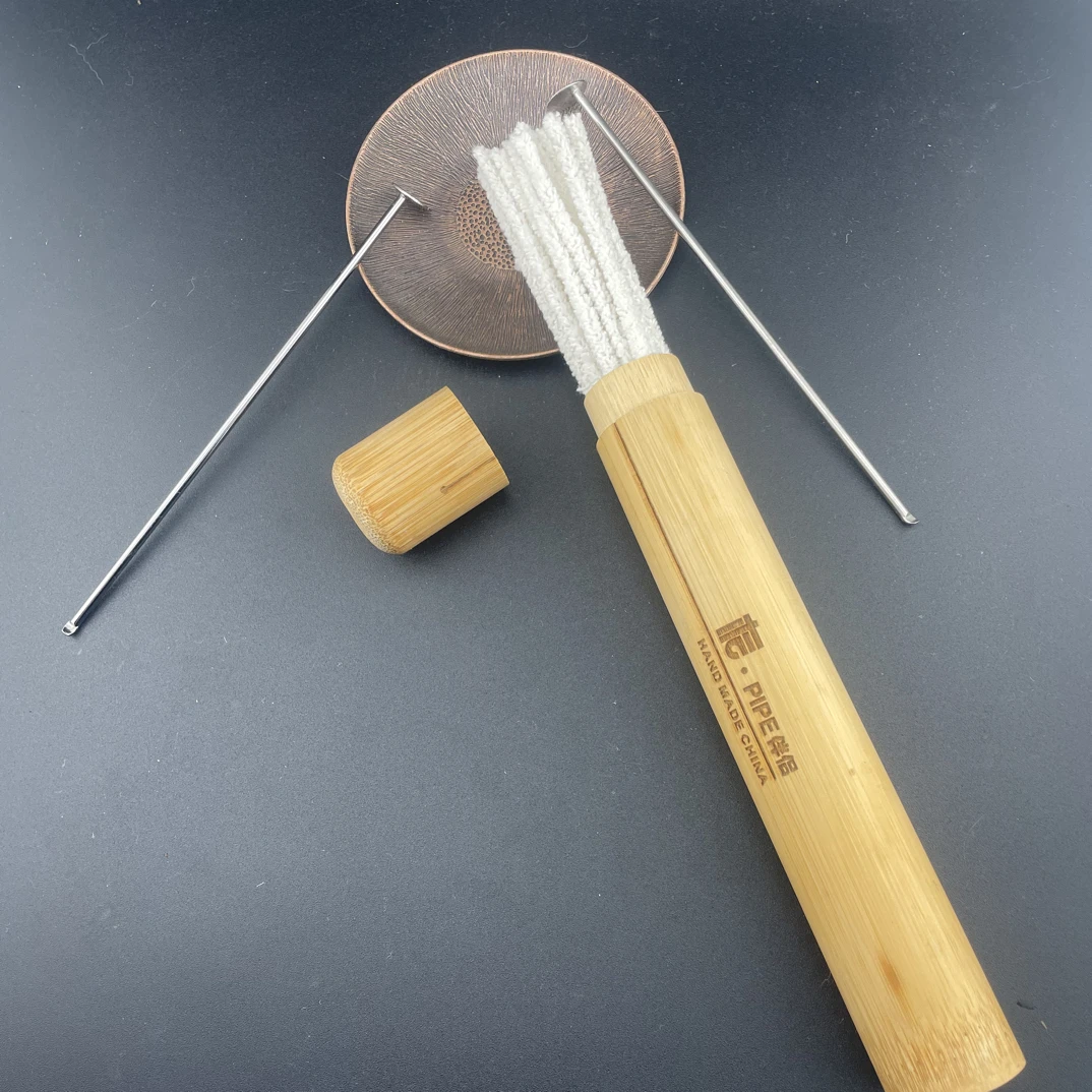 烟斗出门便携套装2（两根牙棒+醒草盘+十五根通条+竹子收纳盒筒）