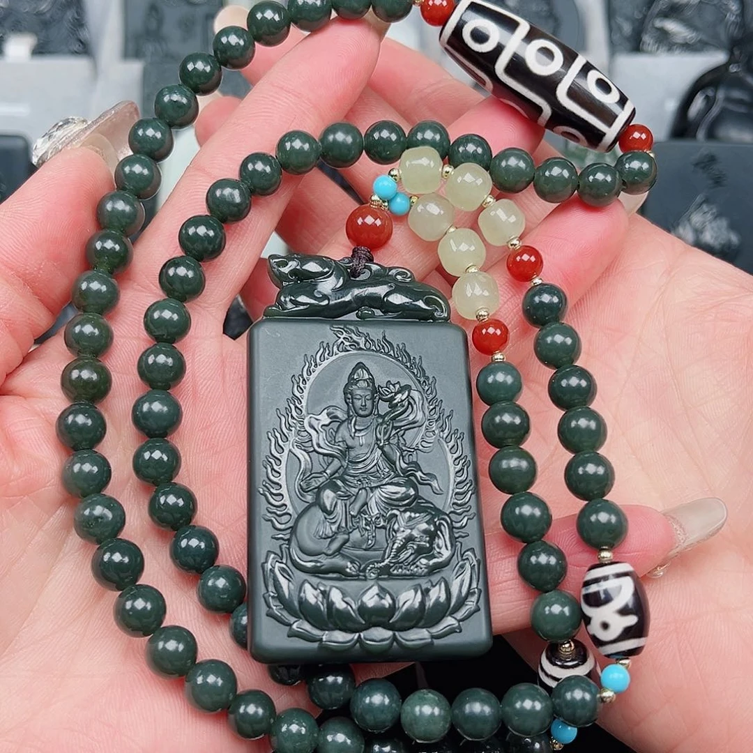 和田玉颈饰未镶嵌