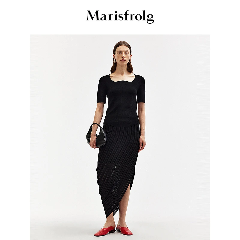 【晨晨甄选】Marisfrolg玛丝菲尔针织衫A1EG2855M