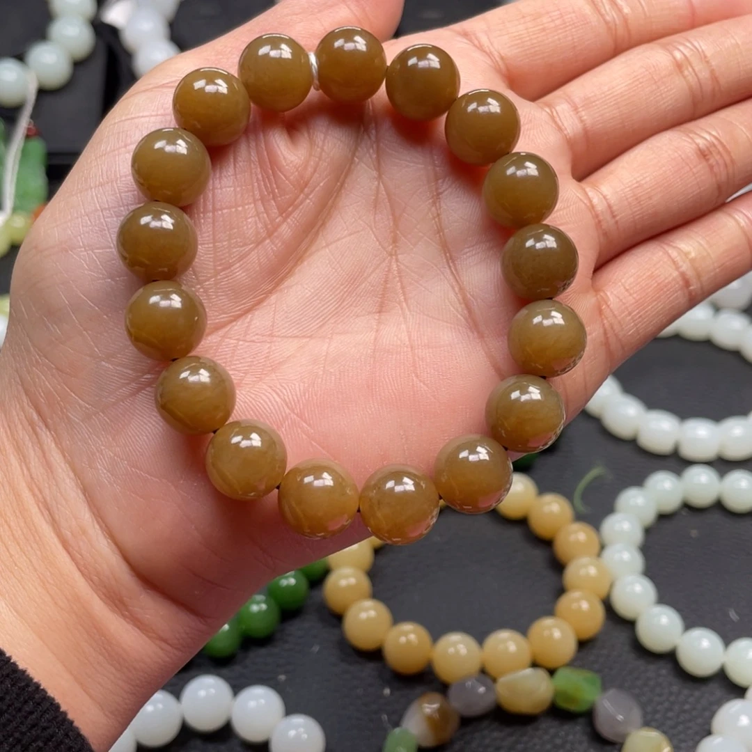 天***勤和田玉未镶嵌手链